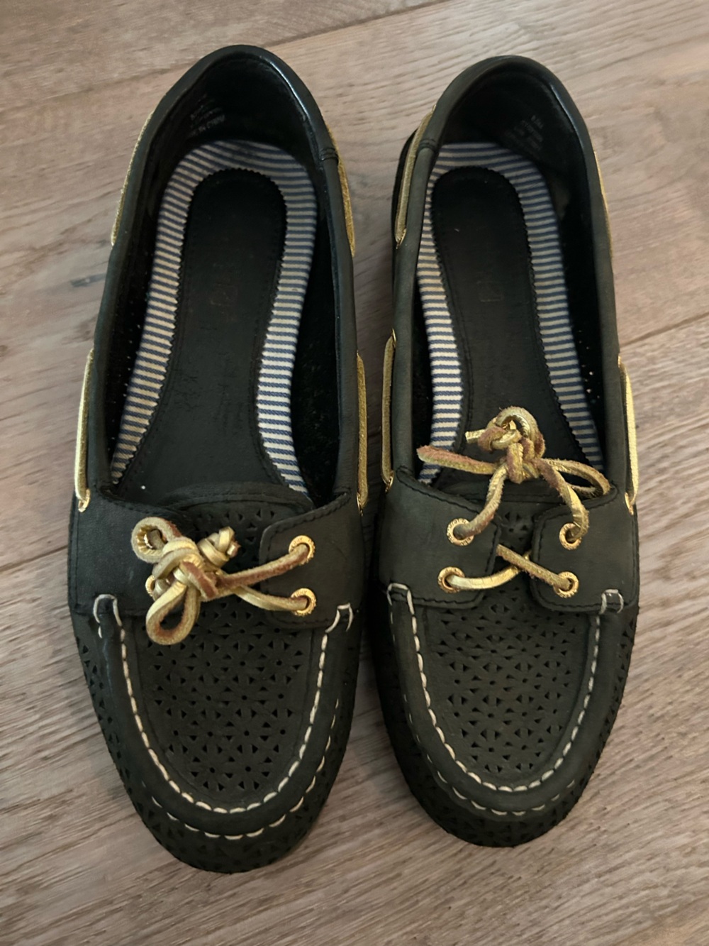Sperry Black Deck Shoes